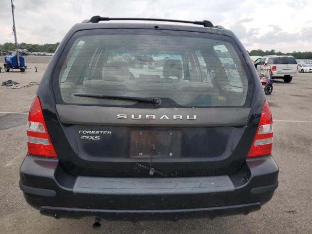 JF1SG65685H710475 - 2005 SUBARU FORESTER 2.5XS Черный фото 6