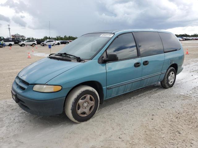 2B4GP2438VR300633 - 1997 DODGE CARAVAN BLUE photo 1