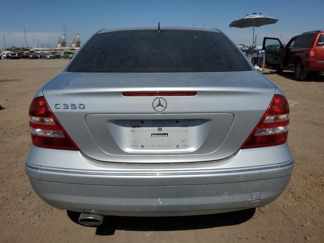 WDBRF56H16F746123 - 2006 MERCEDES-BENZ C 350 SILVER photo 6