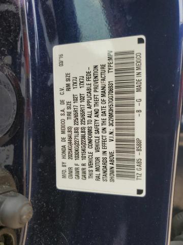 3CZRM3H57GG706931 - 2016 HONDA CR-V EX BLUE photo 13