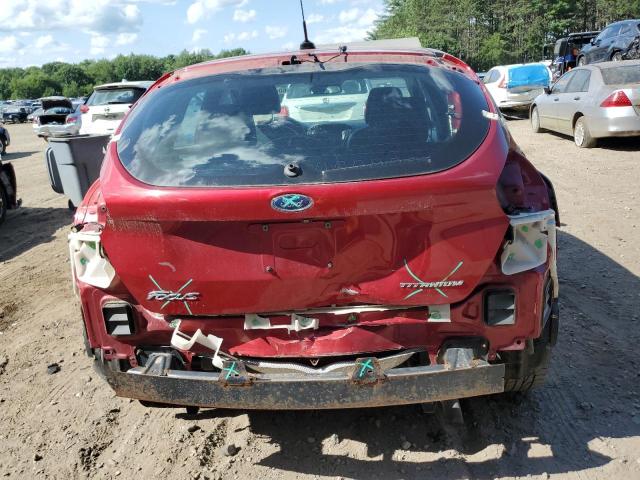 1FADP3N21FL352929 - 2015 FORD FOCUS TITANIUM RED photo 6