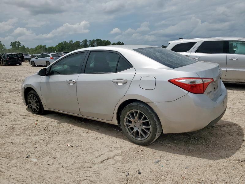 5YFBURHE8GP427590 - 2016 TOYOTA COROLLA L SILVER photo 2