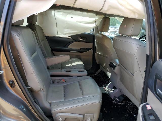 5TDJKRFH5ES040322 - 2014 TOYOTA HIGHLANDER XLE GRAY photo 11