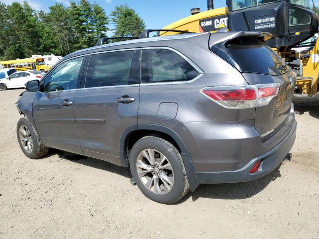 5TDJKRFH5ES040322 - 2014 TOYOTA HIGHLANDER XLE Boz foto 2