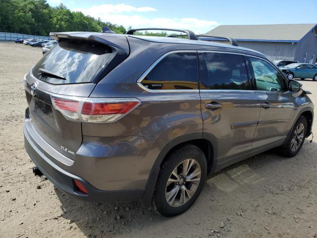 5TDJKRFH5ES040322 - 2014 TOYOTA HIGHLANDER XLE Boz foto 3