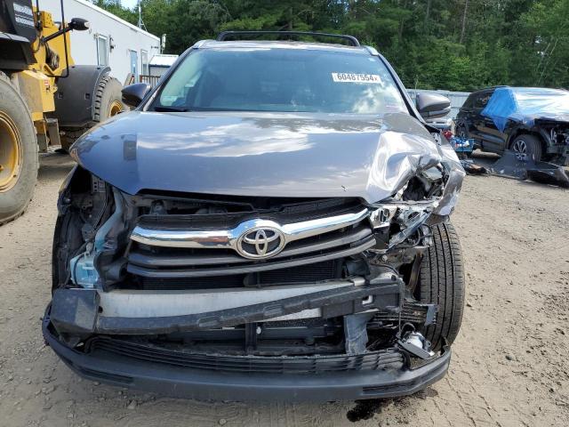 5TDJKRFH5ES040322 - 2014 TOYOTA HIGHLANDER XLE GRAY photo 5