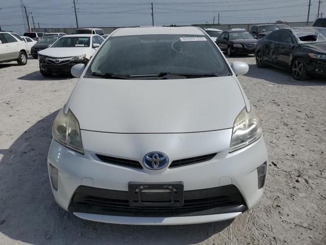 JTDKN3DU2D5588145 - 2013 TOYOTA PRIUS WHITE photo 5