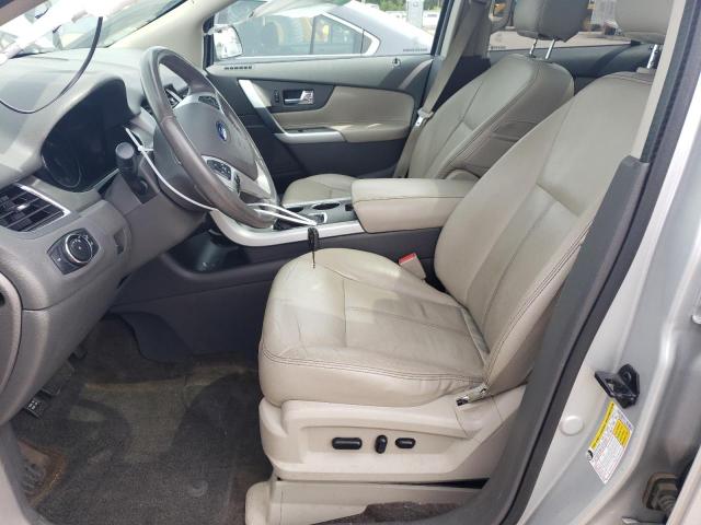 2FMDK4JC2EBB38989 - 2014 FORD EDGE SEL SILVER photo 7