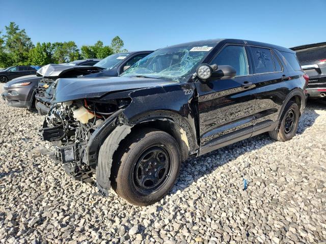 1FM5K8AW7NNA06336 - 2022 FORD EXPLORER POLICE INTERCEPTOR BLACK photo 1