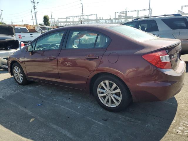 2HGFB2F93CH501326 - 2012 HONDA CIVIC EXL 红色 照片 2
