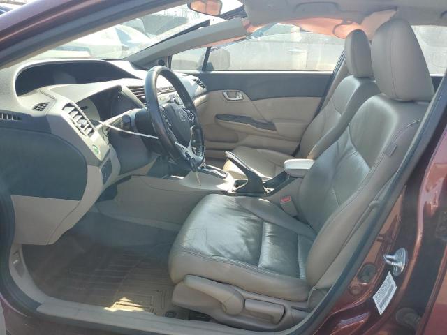 2HGFB2F93CH501326 - 2012 HONDA CIVIC EXL 红色 照片 7