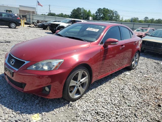 JTHBF5C25C5166604 - 2012 LEXUS IS 250 RED photo 1