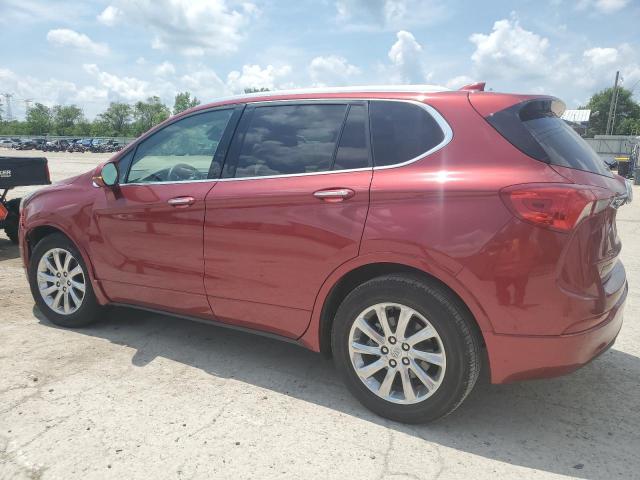 LRBFXCSA1KD007577 - 2019 BUICK ENVISION ESSENCE كستنائي صورة 2