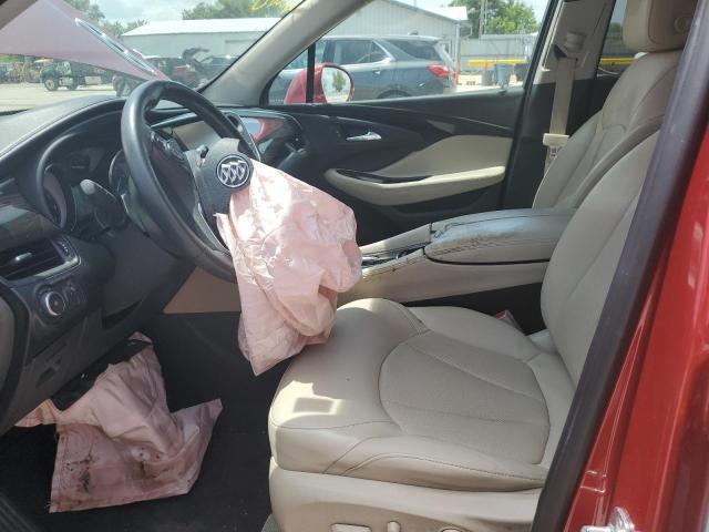 LRBFXCSA1KD007577 - 2019 BUICK ENVISION ESSENCE كستنائي صورة 7