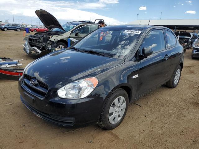 KMHCM3AC8AU167935 - 2010 HYUNDAI ACCENT BLUE BLACK photo 1