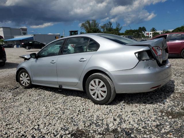 3VW2K7AJ6BM108641 - 2011 VOLKSWAGEN JETTA BASE SILVER photo 2