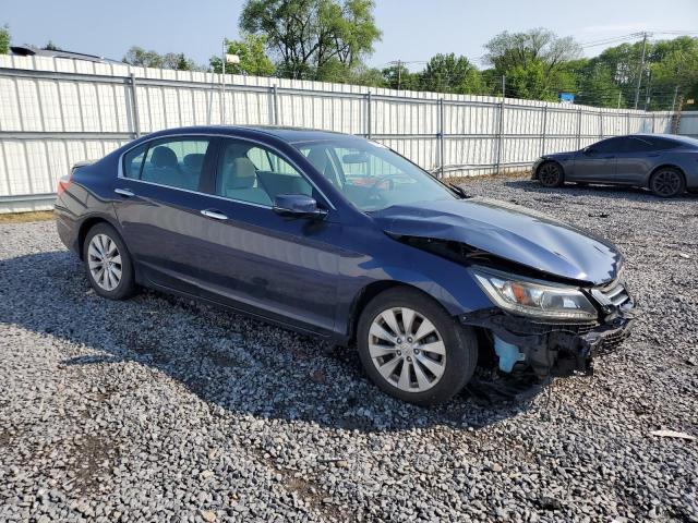 1HGCR2F73FA138879 - 2015 HONDA ACCORD EX BLUE photo 4