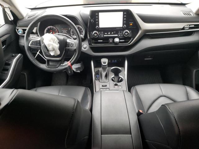 5TDGZRBH7NS180030 - 2022 TOYOTA HIGHLANDER XLE Gris foto 8