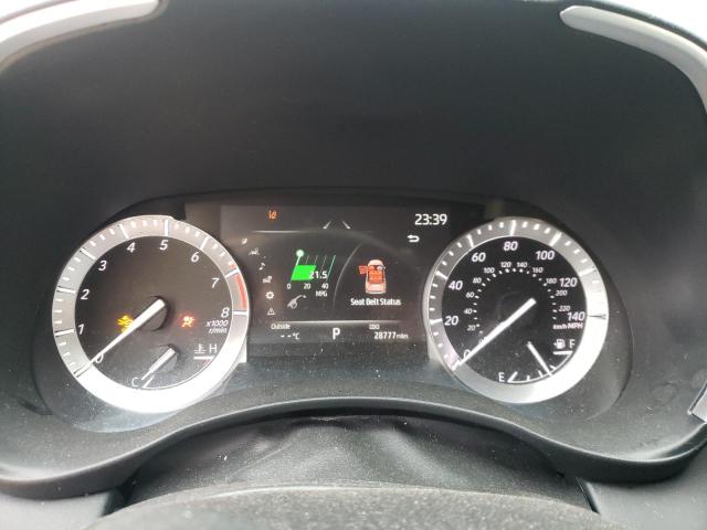 5TDGZRBH7NS180030 - 2022 TOYOTA HIGHLANDER XLE Gris foto 9