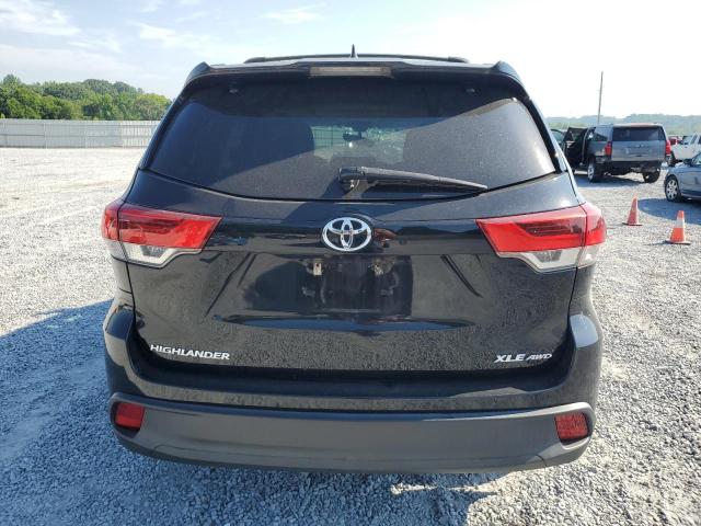 5TDJZRFH5JS534427 - 2018 TOYOTA HIGHLANDER SE BLACK photo 6