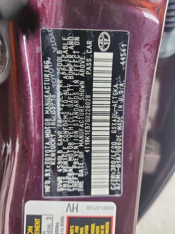 4T1BK1EB7GU228028 - 2016 TOYOTA AVALON XLE Kastanienbraun Foto 13