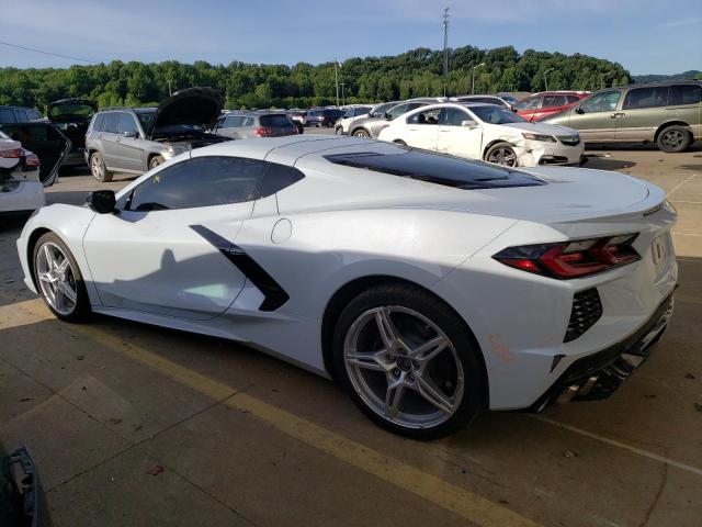 1G1YA2D43M5113323 - 2021 CHEVROLET CORVETTE STINGRAY 1LT WHITE photo 2