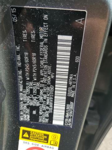 5TDJKRFH1FS170907 - 2015 TOYOTA HIGHLANDER XLE GREEN photo 13