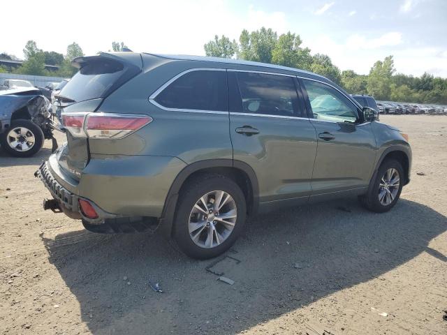 5TDJKRFH1FS170907 - 2015 TOYOTA HIGHLANDER XLE GREEN photo 3