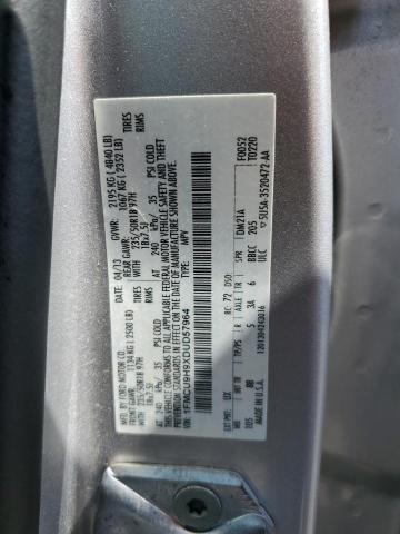 1FMCU9H9XDUD57964 - 2013 FORD ESCAPE SEL SILVER photo 13