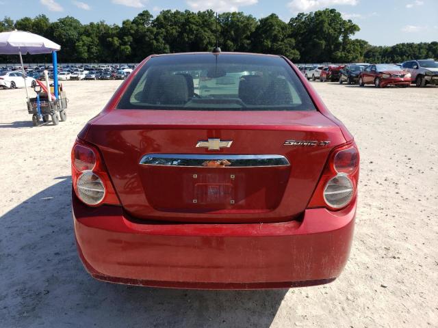 1G1JC5SH0F4155718 - 2015 CHEVROLET SONIC LT RED photo 6