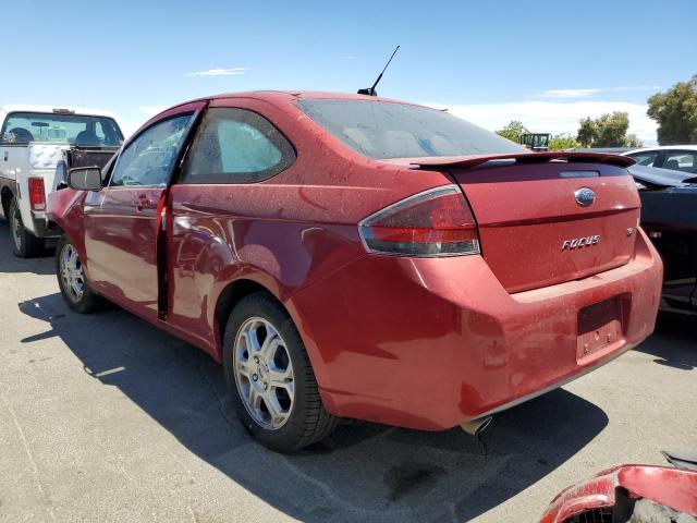 1FAHP3CN1AW104492 - 2010 FORD FOCUS SE RED photo 2