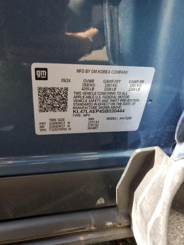 KL47LAEP4SB030444 - 2025 BUICK ENVISTA PREFERRED BLUE photo 12