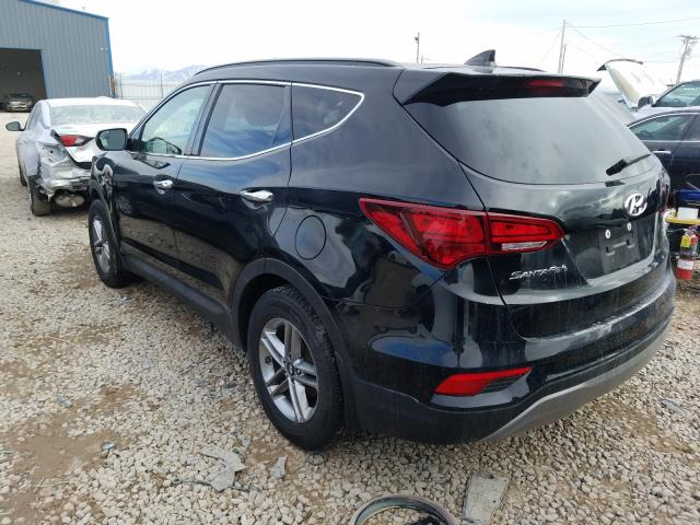 5NMZUDLB7JH058785 - 2018 HYUNDAI SANTA FE S BLACK photo 3