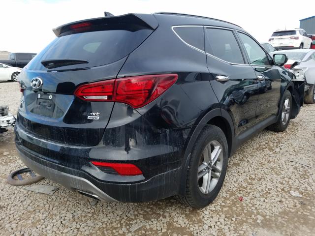 5NMZUDLB7JH058785 - 2018 HYUNDAI SANTA FE S BLACK photo 4