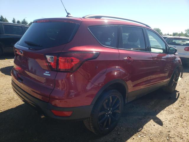 1FMCU0GD7KUB96830 - 2019 FORD ESCAPE SE RED photo 3