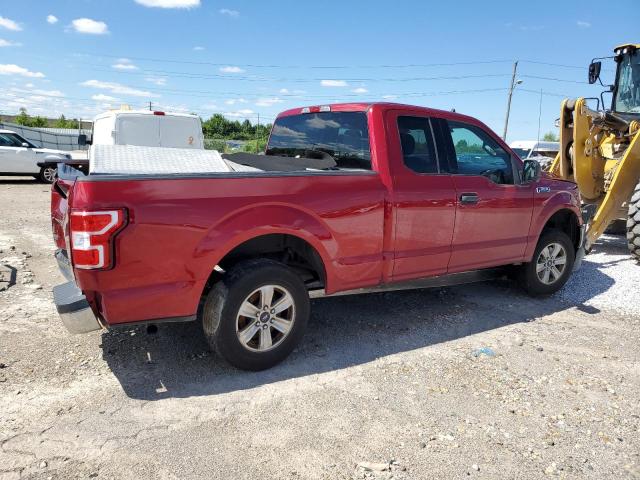 1FTEX1CB9KFB37460 - 2019 FORD F150 XLT SUPER CAB RED photo 3