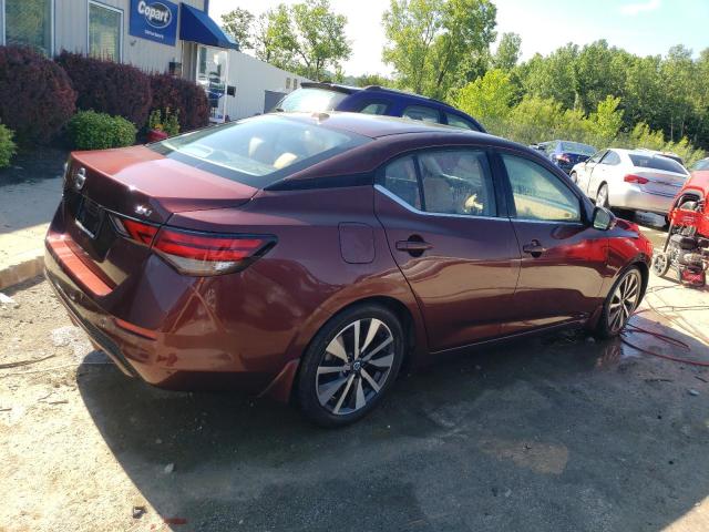 3N1AB8CV5LY244924 - 2020 NISSAN SENTRA SV MAROON photo 3