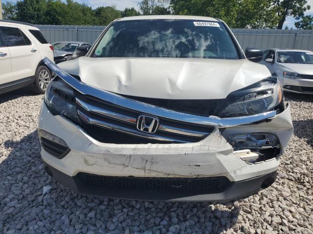 5FNYF5H17JB019711 - 2018 HONDA PILOT LX WHITE photo 5