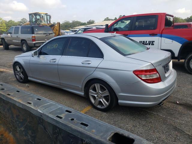 WDDGF5EB8BA497869 - 2011 MERCEDES-BENZ C 300 SILVER photo 2