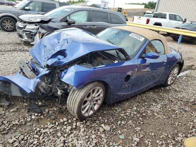 4USBU33596LW59167 - 2006 BMW Z4 3.0 BLUE photo 1