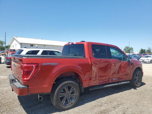 1FTFW1E84PKD20899 - 2023 FORD F150 SUPERCREW RED photo 3