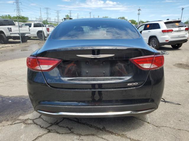 1C3CCCAB3FN716333 - 2015 CHRYSLER 200 LIMITED BLACK photo 6