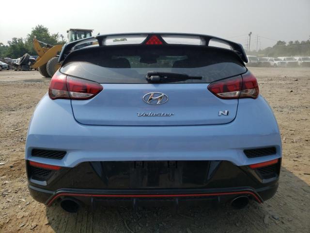 KMHT36AH8LU005368 - 2020 HYUNDAI VELOSTER N BLUE photo 6