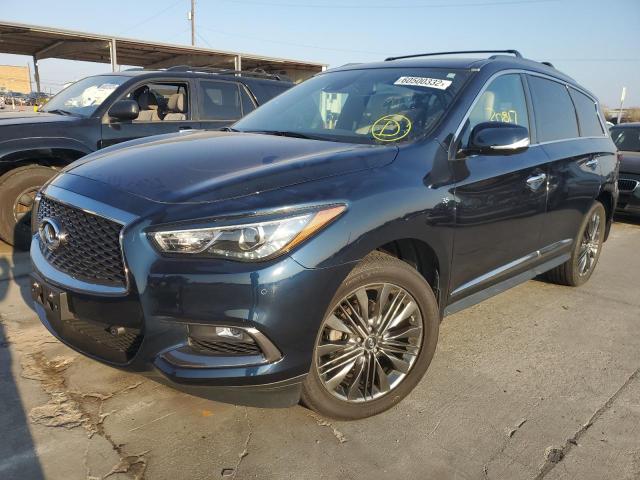 5N1DL0MM1KC514734 - 2019 INFINITI QX60 LUXE BLUE photo 2