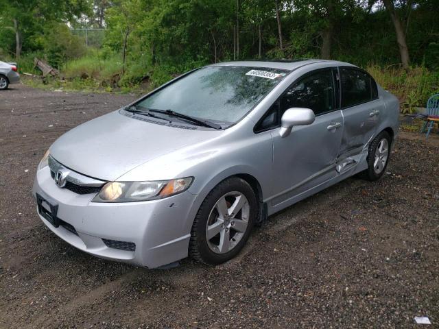 2HGFA16689H029703 - 2009 HONDA CIVIC LX-S SILVER photo 1