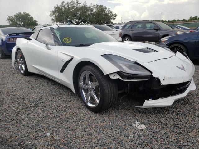 1G1YD2D76E5127963 - 2014 CHEVROLET CORVETTE STINGRAY 2LT WHITE photo 4