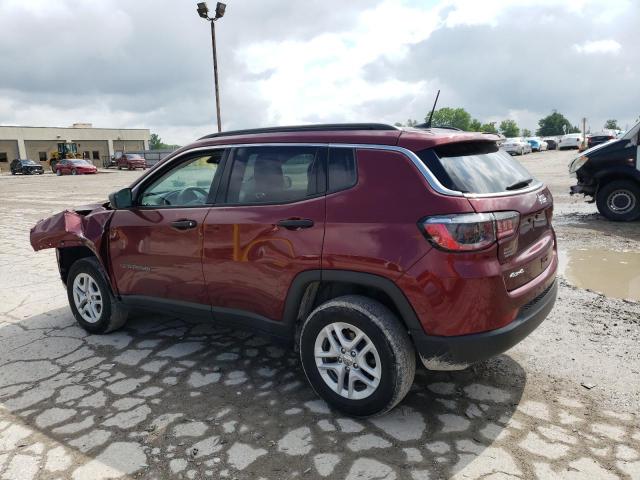 3C4NJDAB4MT601964 - 2021 JEEP COMPASS SPORT Бордовый фото 2