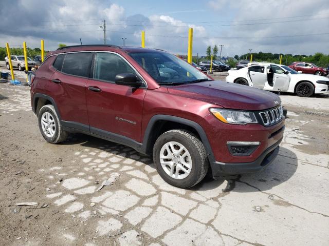 3C4NJDAB4MT601964 - 2021 JEEP COMPASS SPORT Бордовый фото 4