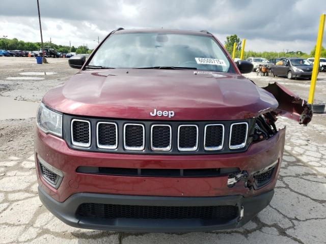3C4NJDAB4MT601964 - 2021 JEEP COMPASS SPORT Бордовый фото 5