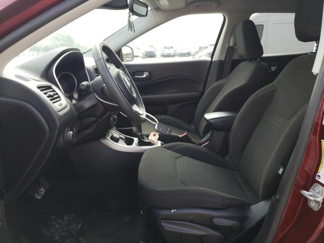 3C4NJDAB4MT601964 - 2021 JEEP COMPASS SPORT Бордовый фото 7